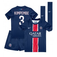 Koszulka piłkarska Paris Saint-Germain Presnel Kimpembe #3 Strój Domowy dla dzieci 2024-25 tanio Krótki Rękaw (+ Krótkie spodenki)